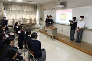 ２年生の総合探求学習発表