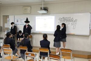 ２年生の総合探求学習発表