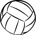バレーボールの挿絵