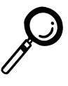 虫眼鏡の挿絵